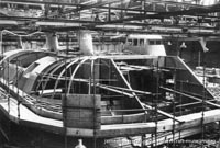 Vosper-Thornycroft VT1 under construction